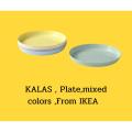 KALAS, Plate, Mixed colors, from IKEA. 