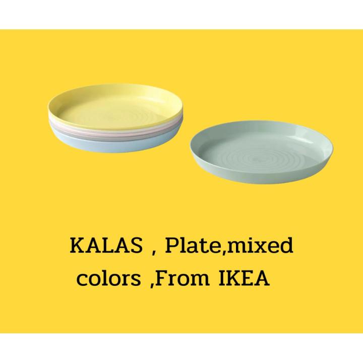 KALAS, Plate, Mixed colors, from IKEA