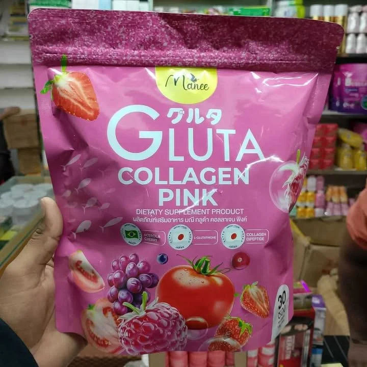 Manee%20Gluta%20Collagen%20Pink%20Juice%201%20Pack%2030%20Sachets%20Manee%20Gluta%20Collagen%20Juice%20-%20Image%205