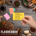 100pcs Flash Cards/ Index Cards (2x3 inch), Color memo pad. 