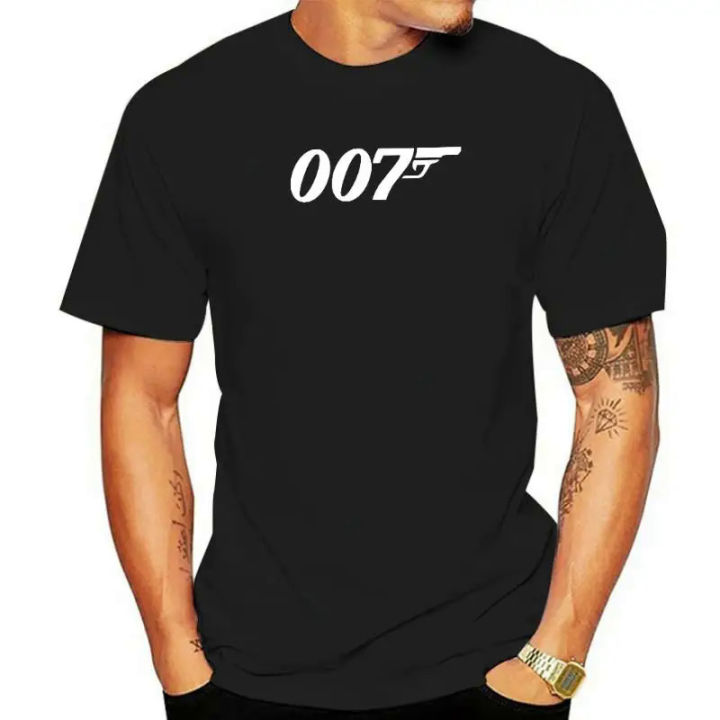 Tshirt%20Movie%20Bond%20T%20Shirt%20Cotton%20Short%20Sleeved%20Oversized%20T%20Shirt%20EU/US%20Comfortable%20Tee%20Tops%20-%20Image%209