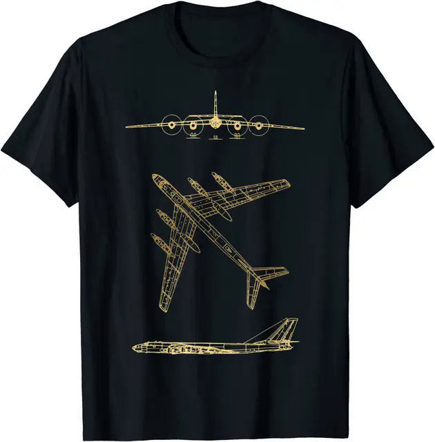 Tu-95%20Russian%20Plane%20Warbird%20Blueprint%20Schematics%20Diagram%20Men%20T-Shirt%20Short%20Sleeve%20Casual%20Cotton%20O-Neck%20Summer%20Shirt%20-%20Image%205