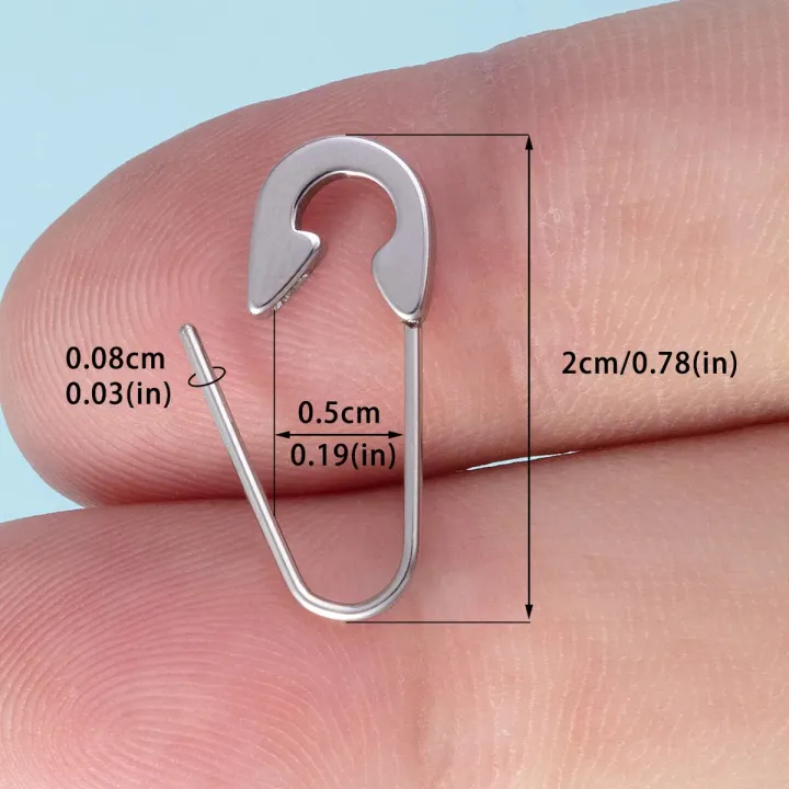 1/3pcs%20Punk%20Pin%20Earrings%20Paperclip%20Safety%20Stud%20Belly%20Button%20Ring%20Hoop%20Nose%20Piercing%20Tragus%20Helix%20Eyebrow%20Ring%20Body%20Jewelry%2016G%20-%20Image%205