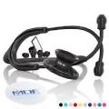 MDF Acoustica Lightweight Dual Head Stethoscope - All Black Edition, MDF747XP-all black.