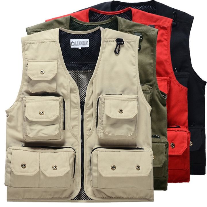 Multifunction%20cket%20Fly%20%20Photography%20Vest%20Sleeveless%20Jacket%20Coat%20Outdoor%20Camping%20Angling%20Volunteer%20Canvas%20Mesh%20Waistcoat-Beige%20-%20Image%203