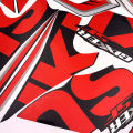 Suguki Gixxer SF Bs6( 2020) Motorcycle full body kit set sticker-  Red. 