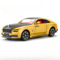 1/24 Alloy Diecast Car Model Rolls Royce Spectre Toy Simulation Limousine Pull Back Sound Light Advanced Decorative Toys for Boy. 