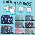 【Hey my home】(NEW)High-quality Printed Dental Cap Men and Adjustable Beauty Salon Pet Grooming Work Hat Nurse Surgical Caps.