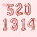 （New）32-inch Roe old Digital Aluminum Film Balloon 0-9 Number Party Venue Decoration Prop Balloon ize. 