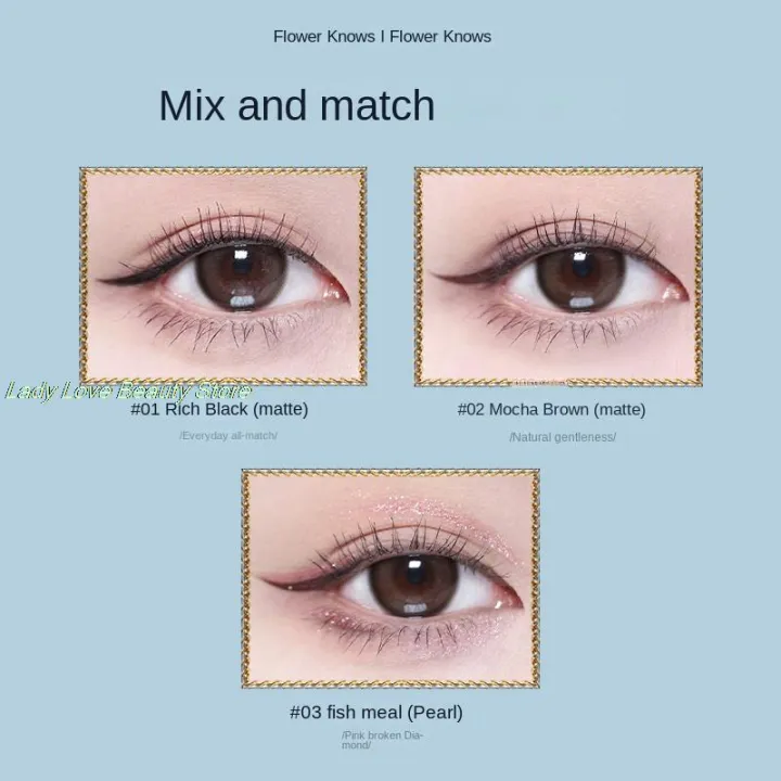Flower%20Knows%20Moonlight%20Mermaid%20Waterproof%20Eyeliner%20Pen%20Super%20Slim%20Precise%20Professional%20Liquid%20Eye%20Liner%20Pencil%203%20Colors%20-%20Image%203