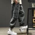 Summer Trousers Comfortable Cargo Pants Streetwear Dress-up Cool Deep Crotch Summer Trousers. 