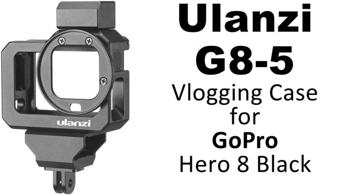 Uanzi G8-5 alominium go pro 8 blogging cage