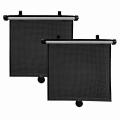 2Pcs 40X45CM Sun Protection Retractable Car Sun Shade Side Sunproof. 