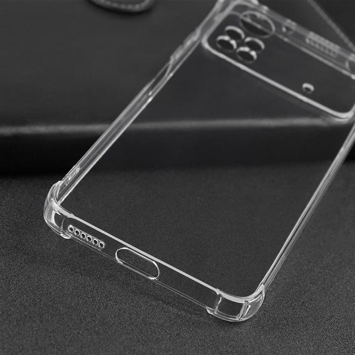 Xiaomi%20Poco%20X4%20Pro%205G%20TPU%20Back%20Cover%20Shockproof%20Silicone%20Bumper%20-%20Transparent%20-%20Image%204