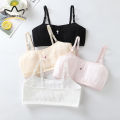 8-18Y Children Bra Student Vest Teenagers Girl Lightweight Training Bra with Sponge Pad Girls Underwear Bralette. 