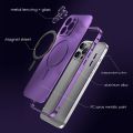 Magnetic Metal Frame Case For Iphone 13 12 14 15 Pro Max Plus Aluminum Phone Cover Magsafe For IPHON 13 14 Promax PC Back Panel Outlier Aeuinv. 