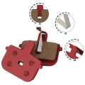 2 PCS Mountain Bike Disc Brake for PADS Resin Semi-metallic Brake for PADS.