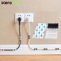 16pcs Self Adhesive Cable Clips Organizer USB Mobile Data Charger Cable Wire Holder Clamp Cord Management Wire Winder Buckle Clips Ties Fixer Fastener. 