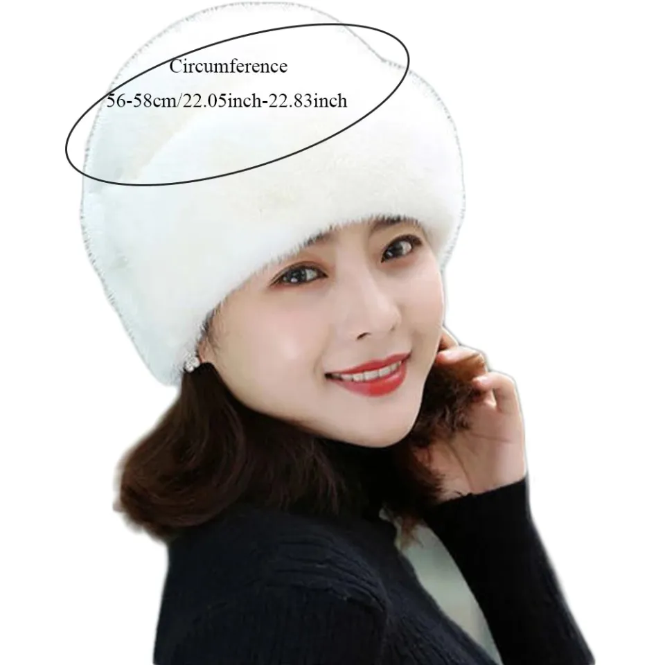 Russian Imitation Fur Hats For Women Winter Thickened Thermal
