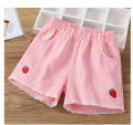 Girls wear summer foreign children's clothes, Korean version of new children's pants, baby hot pants, and middle and big children's jeans. 