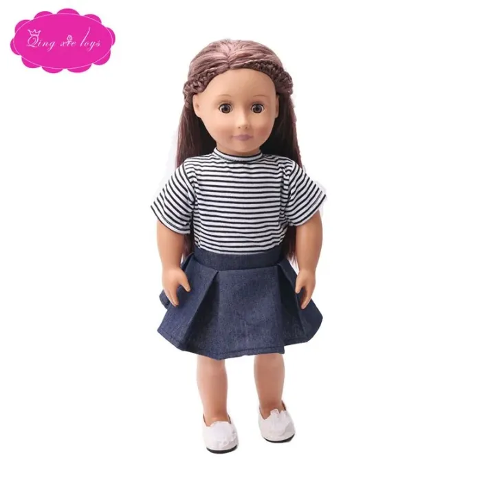 %E3%80%90The%20road%20to%20happiness%20Store%E3%80%9118%20inch%20Girls%20doll%20clothes%202%20pcs%20skirt%20suit%205%20style%20American%20newborn%20dress%20Baby%20toys%20fit%20baby%20dolls%20-%20Image%204
