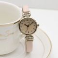 Retro exam watch women's student ins high value light luxury british small fragrance small dial ladies quartz watch.
