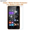 For  Microsoft Lumia 430....3mm screen protector 9H Hard 2.5D Arc Edge Round Border Screen Protector with Clean Tools. 