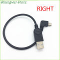 90 Degree Right Angle USB Type A Female To Mini B 5 Pin Male Cable Adapter.