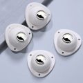 4Pcs/set Durable Self Adhesive Caster Wheel Mini Mute Heavy Duty Moving Furniture Casters 360 Swivel Plastic Rolling Pulley For Furniture.
