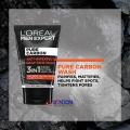 Men Expert Pure Carbon 3 In 1 Face Wash 100ml UK. 