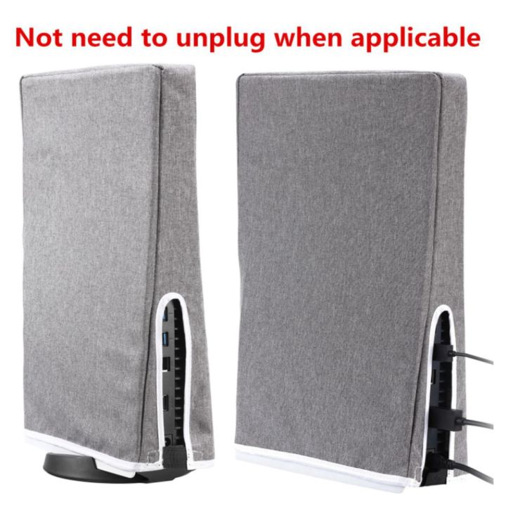 Dust%20Cover%20Protective%20Cover%20Waterproof%20and%20Scratch%20Resistant%20Gaming%20Protective%20Shell%20Suitable%20for%20Ps5%20Game%20Console%20Gray%20-%20Image%206