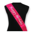 Happy Birthday sash Wishes for Birthday Party Color Select.