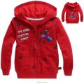 Baby Boy Clothing Long Sleeve Fashion Cartoon Outerwear Jackets Spiderman Hooded Jacket for Teenage Boys. 