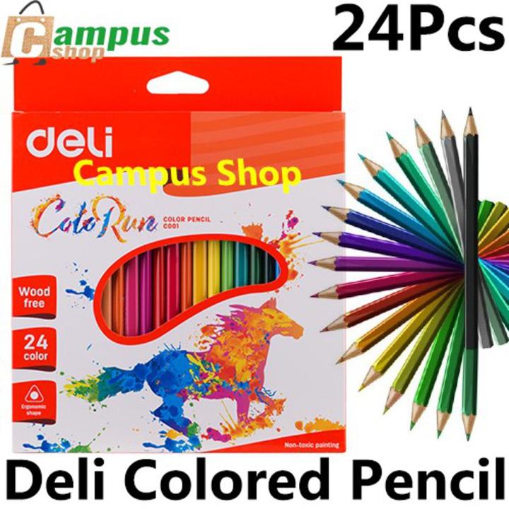 Deli 24 Color Pencils for Artist