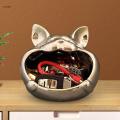 Cat Statue Trinket Storage Sculpture Cat Figurine Collection Crafts Creative Sundries Container Ornament for Party Living Room Decor.
