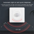 AC 220V LED PIR Motion Sensor Light Switch Infrared Human Body Detection Auto On Off Light Smart Switch for Corridor Staircase.