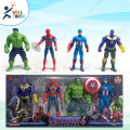 Avengers Iron Man, Captain America, Hulk, Spider-Man, and Thanos Action Figure - 5pcs Set | Collectible Toys for Ultimate Marvel Fans. 