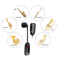 XIAOKOA UHF Wireless Instruments Saxophone Microphone Wireless Receiver Transmitter,160ft Range,Plug and Play,Great for Trumpets. 