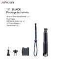 SOONSUN Waterproof Extendable Pole Selfie Stick for GoPro Hero 12 11 10 9 8 7 Hand Grip for SJCAM DJI Action Camera Accessories.