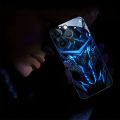 Multicolored Smart Voice-activated Call Light-emitting Shell LED Light Mobile Phone Case For IPhone 14/14 Plus/14 Pro/14 Pro Max/13/13 Mini/13Pro/13 Pro Max Glowing Bumper Shockproof Skin Feeling Frosting And Anti Scratch Protective Shell.