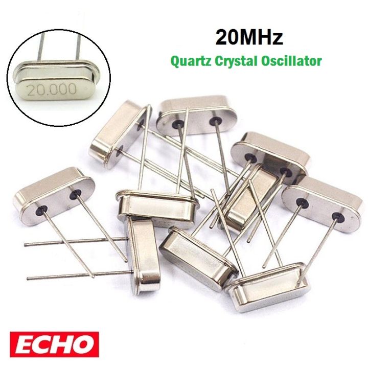 2Ps- 20MHz Quartz Crystal Oscillator HC-49S HC49 49S DIP-2