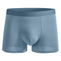 One-Piece Ice Silk Seamless Men's Underwear Boxers Mesh Breathable Antibacterial Crotch Lightweight Super Elastic Quick-Drying Boxer.