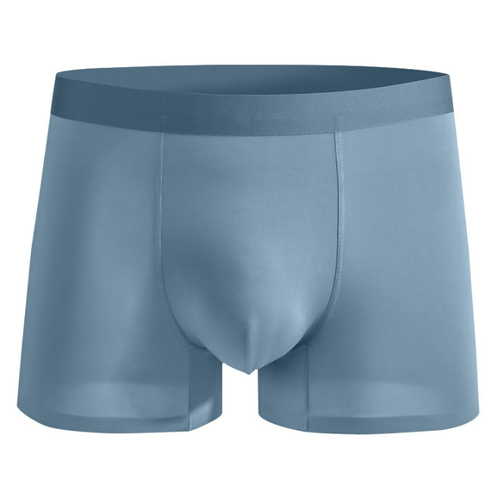 One-Piece%20Ice%20Silk%20Seamless%20Men's%20Underwear%20Boxers%20Mesh%20Breathable%20Antibacterial%20Crotch%20Lightweight%20Super%20Elastic%20Quick-Drying%20Boxer%20-%20Image%205