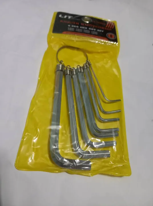 HEXAGON%208Pcs%20Set%20Screwdriver%20Hex%20Key%20Allen%20Wrench%208%20Pcs%20Screw%20Driver%20Set%201.5mm%202.0mm%202.5mm%203.0mm%203.5mm%204.0mm%205.0mm%206.0mm%20Keyring%20Hand%20Bicycle%20Repair%20Tool%20Sets%20-%20Image%206