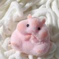 Taba Squishy Toy Mochi Toy Mushy Silicone Fuzzy Cute Hamster Handmade Squishy Toy Tabby Hamster Stress Release Hand Relax Gift.