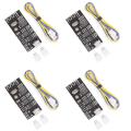 NAMUNY 4X Bluetooth Amplifier Board, 5W +5W Output , DC 3.7V-4.2V/5V Mini Bluetooth Speaker Board. 