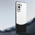 For Huawei Nova 10 Case 360 Degrees Protection Leather Soft Border Anti-fingerprint Color Blocking Design For Huawei Nova 10 Back Cover.