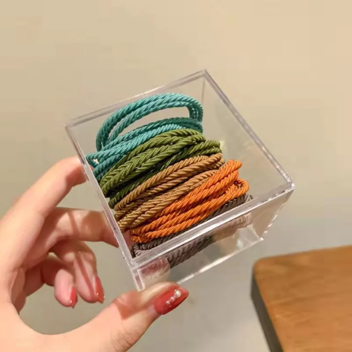Korean%20version%20of%20high-elastic%20rubber%20band%20women's%20hair%20tie%20hair%20accessories%20new%20style%20simple%20small%20fresh%20not%20hurt%20hair%20leather%20hair%20band%20-%20Image%207