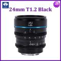 Sirui Night Walker 24mm / 35mm / 55mm T1.2 S35 Cine Lens Series Lightweight Fast T1.2 Aperture Lenses for Scenery Documentary. 