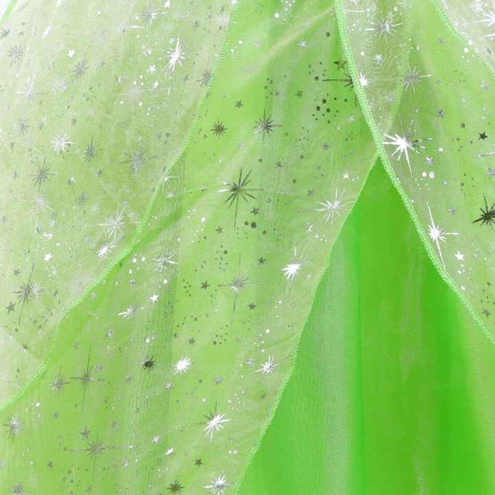 Halloween%20Halloween%20Tinkerbell%20Costume%20for%20Girls%20Flower%20Fairy%20Princess%20Cosplay%20Outfits%20Kids%20Green%20Gown%20Children%20Birthday%20Tiana%20DressDolls%20Accessories%20-%20Image%206